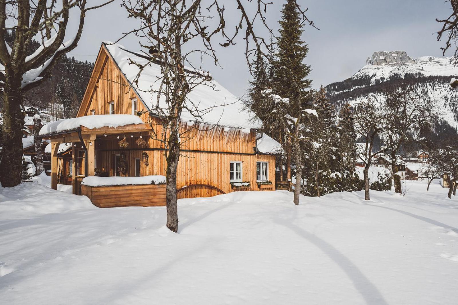 Luxus Ferienhaus Altaussee Villa Puchen Exterior photo